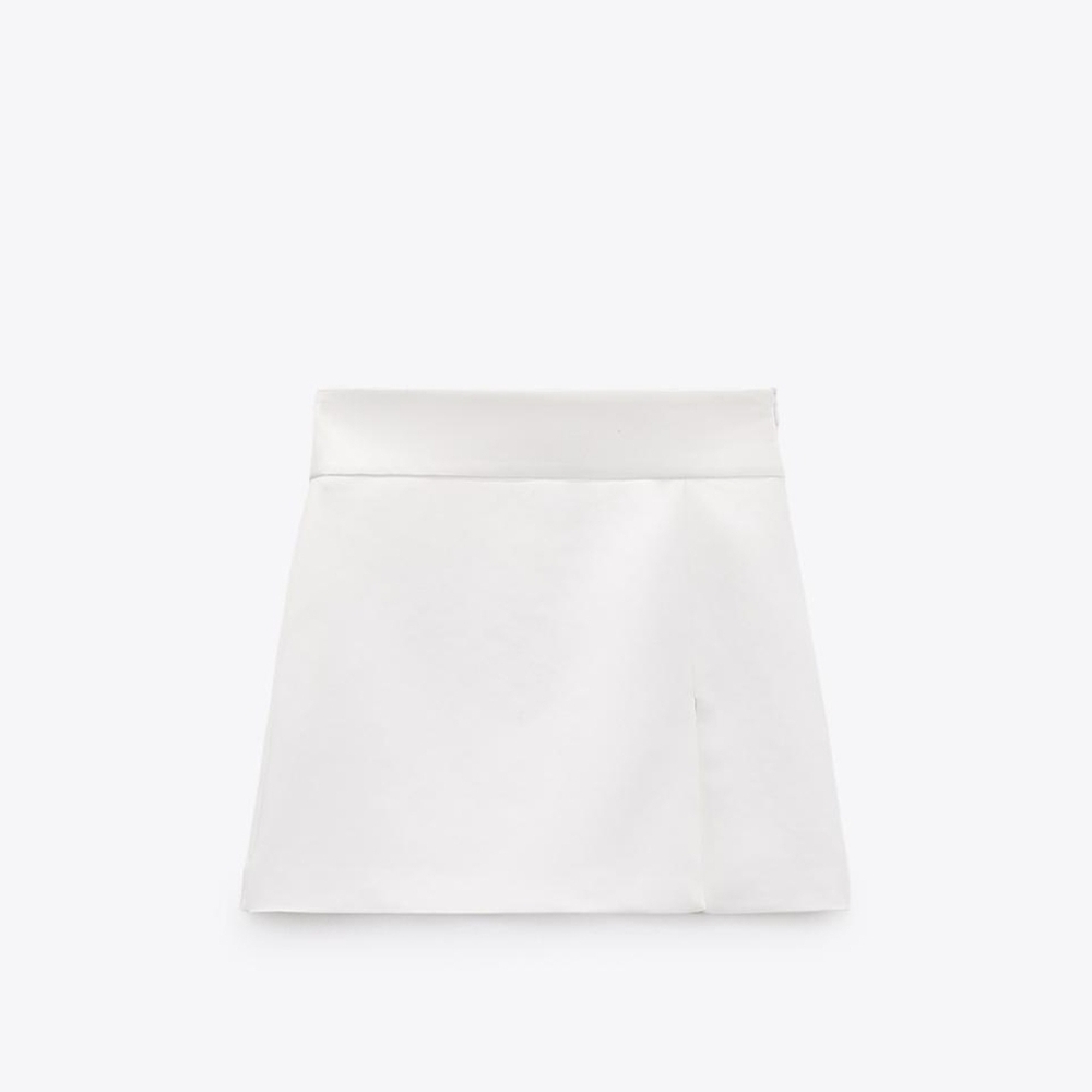 Zara White Mini Skirt